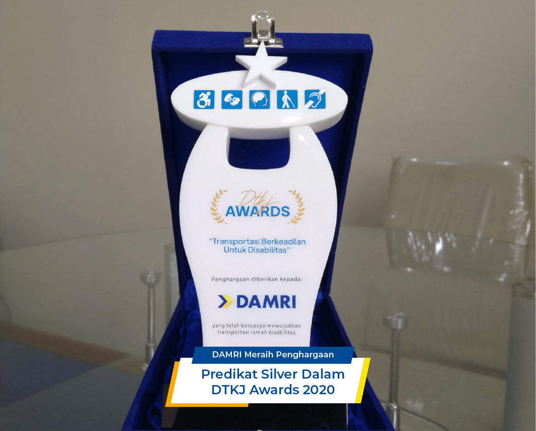 DAMRI Raih Penghargaan Predikat Silver Dalam DTKJ Awards 202